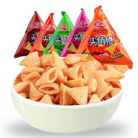 零食三角包颗粒包装机图片